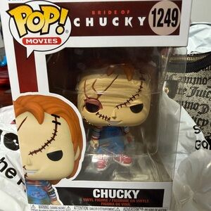 Funko Chucky Pop! Figure with Red and Blue Accents